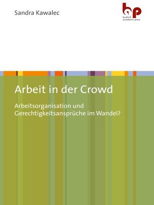 cover image of Arbeit in der Crowd